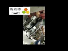 Machine à lier les bobines de moteur avec des attaches en plastique contrôlée par écran tactile