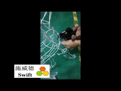 2400 - 3600 pièces/heure Machine à collier de serrage Type de bureau Alimentation électrique