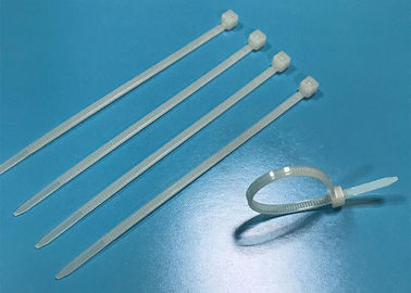 acheter La fermeture éclair en nylon de matériel solide attache l'inflammabilité blanche de la longueur UL94V2 de T25100 100mm online manufacture