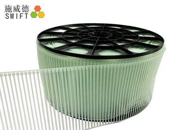 Type en plastique de lien libre de fermeture éclair d'halogène, durée de vie de serre-câble de la longueur PA66 de 150mm longue