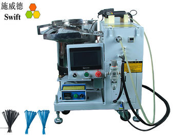 Machine automatique AC220V de chaîne de serre-câble de SWT25100H pour les liens en nylon de emballage de fermeture éclair